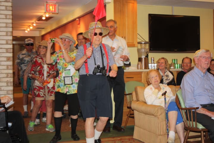 Waveny LifeCare Center in New Canaan. The “Inn-Notes” singing group took their standing-room-only audience on an all-American musical adventure at The Inn’s “From Sea to Shining Sea” Musical Revue.