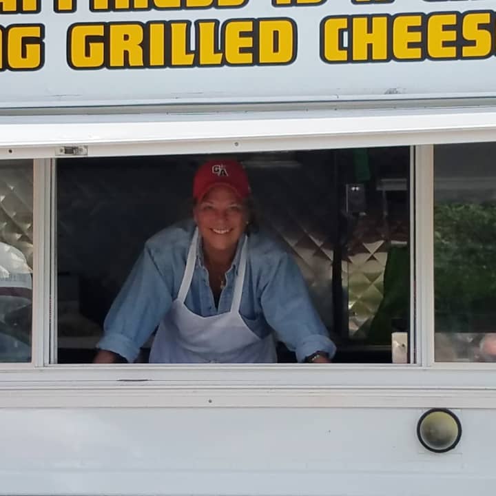 Brenda Picone of Paramus rolled out her &quot;Who Cut The Cheese Lady&quot; food truck.