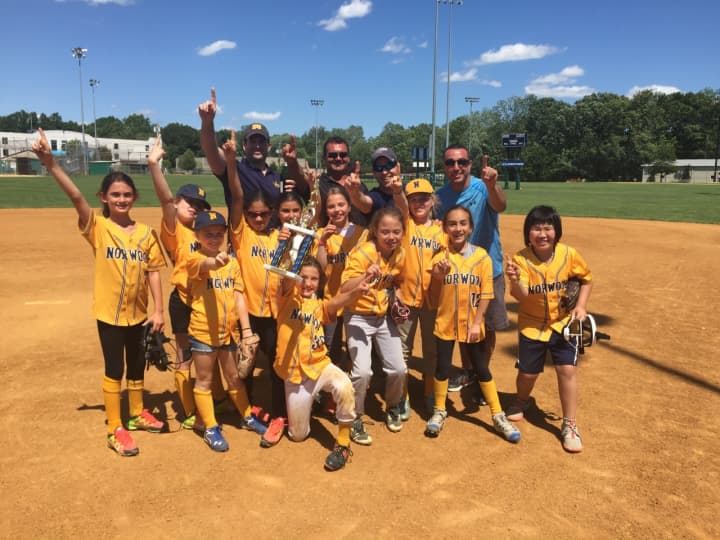 The third and fourth grade Norwood girls softball team won the Northern Valley Softball League tournament.