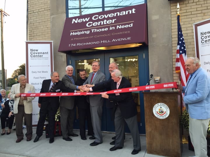 New Covenant Center, Stamford’s soup kitchen serving lower Fairfield County, recently had a grand opening for its location at 174 Richmond Hill Ave.
