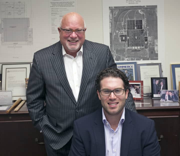 Jaime (standing) and Matthew Weiss manage Moonachie&#x27;s Weiss Realty, and leverage their half-century of real-estate experience.