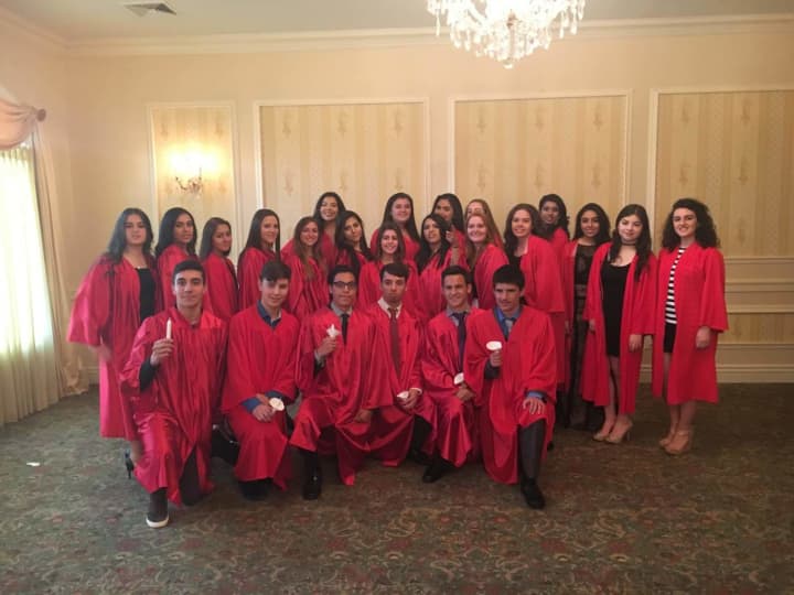 The newest members of Cliffside Park High School National Honor Society.