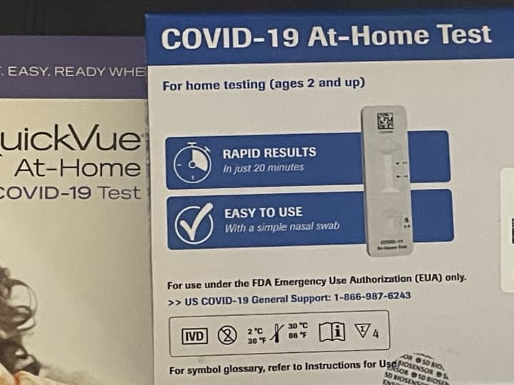 <p>COVID-19 rapid tests.</p>