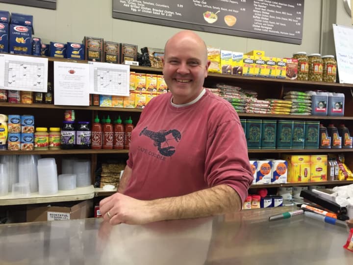 Craig Brenkert keeps business running with Mike Charalmbous at Schreiber&#x27;s Deli in Oradell.