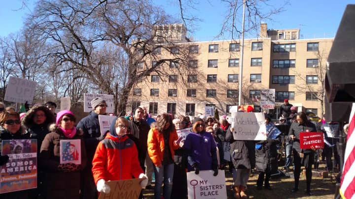 Westchester Resistance Rally in White Plains.
