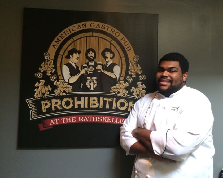 Terrell Wilson, owner and executive chef at Prohibition at the Rathskeller in North Haledon.