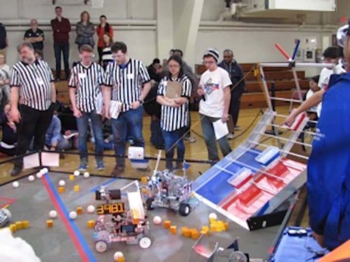 The FIRST competition brought teams from across the tri-state area.