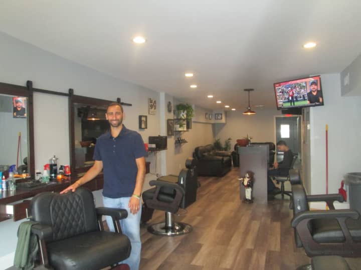Michael Masi, owner of The Gentlemen&#x27;s Barber Shop.