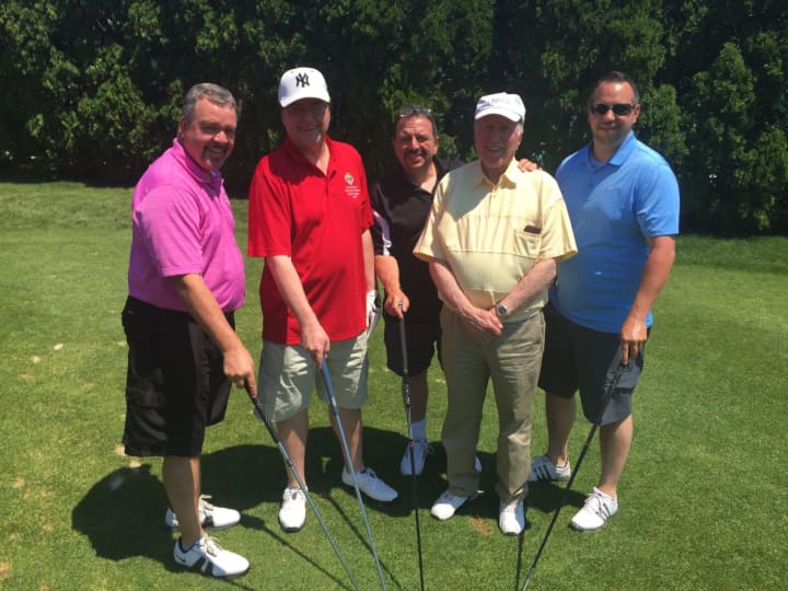 Sword &amp; Shield Co-Chair Greg Matera and his foursome