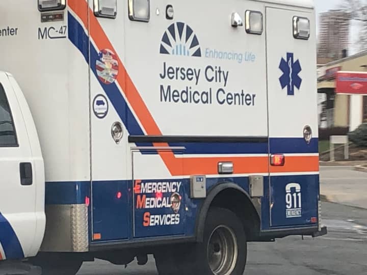 The woman was transported by EMS to Jersey City Medical Center for treatment of an undisclosed medical condition, the prosecutor&#x27;s office said.