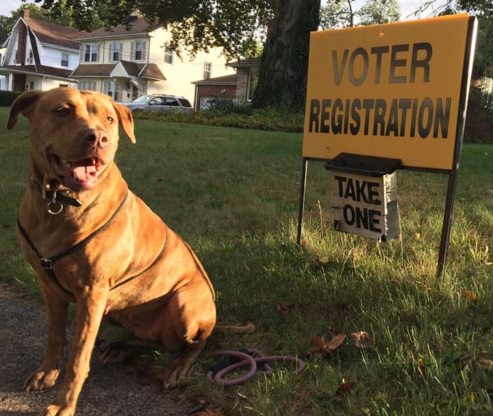 Hope is registered to vote... are you? If not, you have until Oct. 18 in New Jersey.