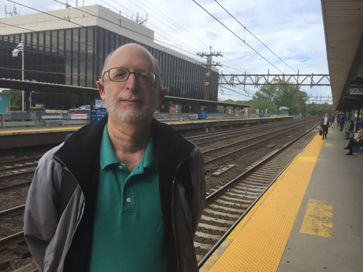 Norm Horwitz at the Greenwich train station on Wednesday. He is waiting for a third train as he tries to get to work in New Rochelle, N.Y.