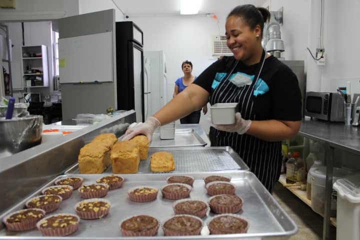 Arianne Polanco, of New York, is one of Isaura Bakery&#x27;s bakers. 