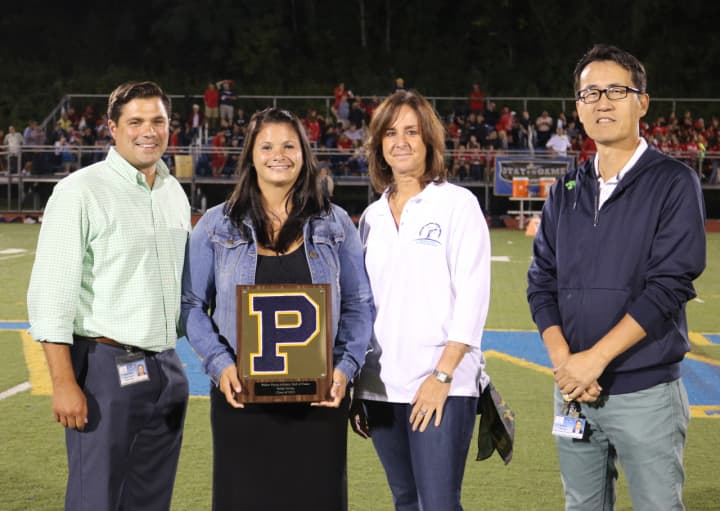 Walter Panas High School inducted three former student athletes into its Athletic Hall of Fame: Jamie Irving, Terry Rancier and Alison Rogers.