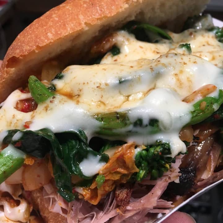 Don&#x27;t miss brisket kimchi pizza at a pop-up food event with Kimchi Smoke and The Plank Pizza Co.