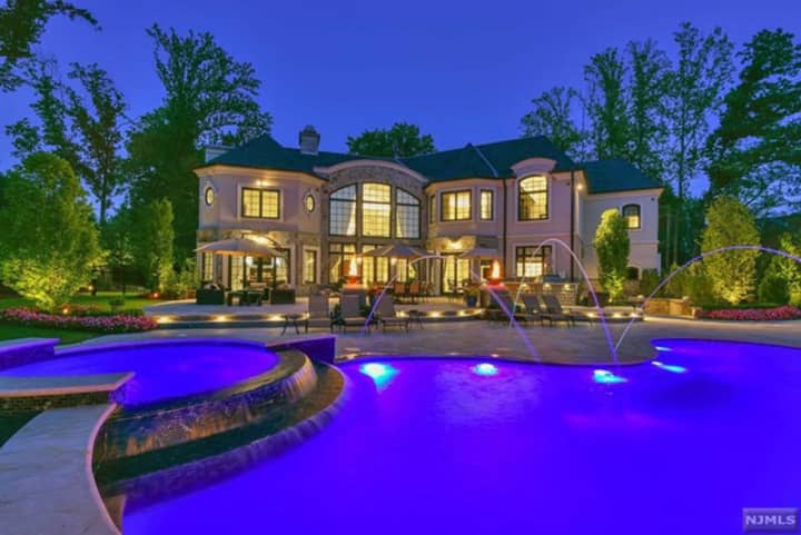 This Upper Saddle River home is listed at $5.488 million on Zillow.