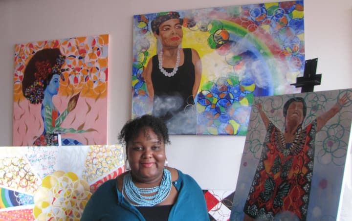 Bridgeport artist Shanna Melton will receive an award from the Cultural Alliance of Fairfield County in June.