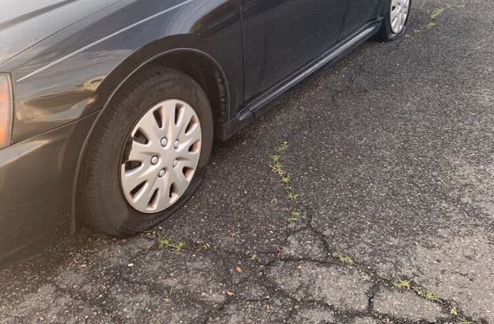 A total of 42 cars were targeted in the Manville Tire Slasher’s latest tire-slashing spree, officials said.