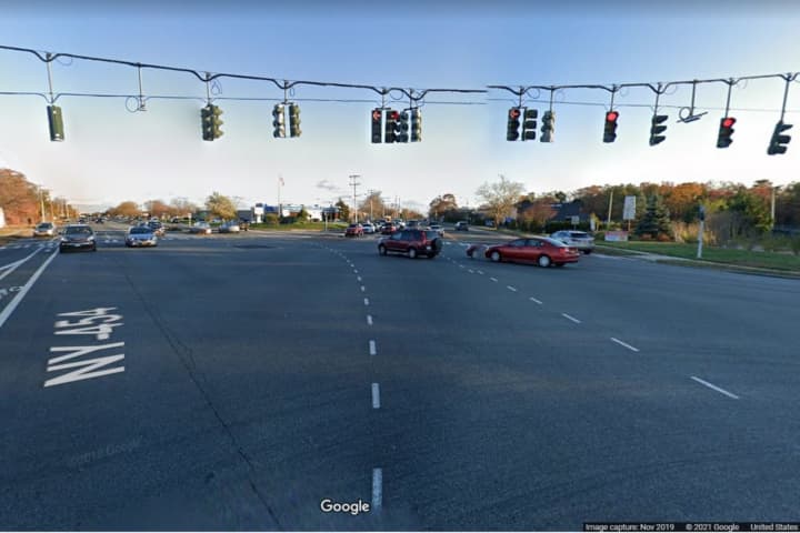 The intersection near where the crash happened