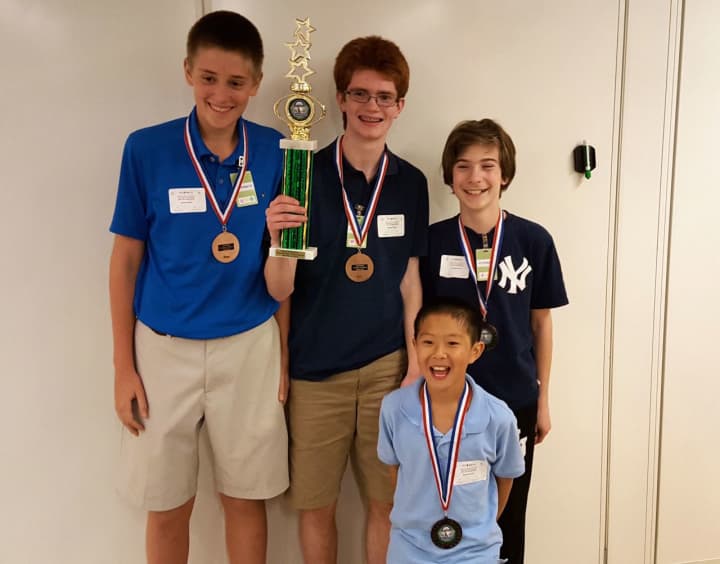John Jay Middle School’s MathCounts team represented the district at the Museum of Mathematics Tri-State Area Tournament of Champions and finished in third place.