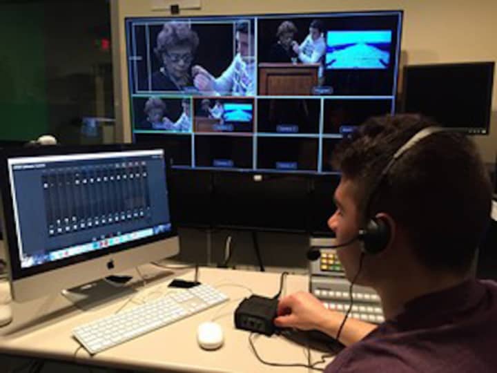 Students from the TV/Video production program at Southern Westchester BOCES Career Services Campus recently filmed Regent Judith Johnson during her Martin Luther King Day speech.