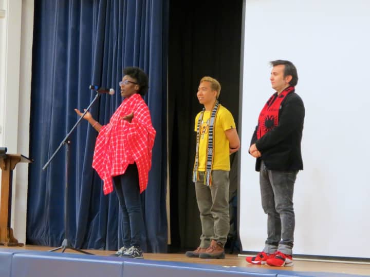Katonah Elementary School students recently completed a three-day program with international SOUL Singers from Albania, Kenya and Malaysia.
