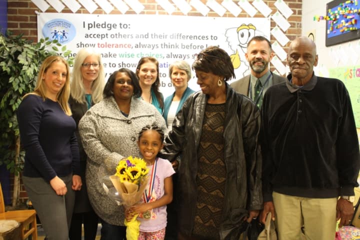 Kimora Jackson, pictured with family and teachers, was honored as a BOCES Student of Distinction at a recent Lakeland Board of Education Meeting on March 17.