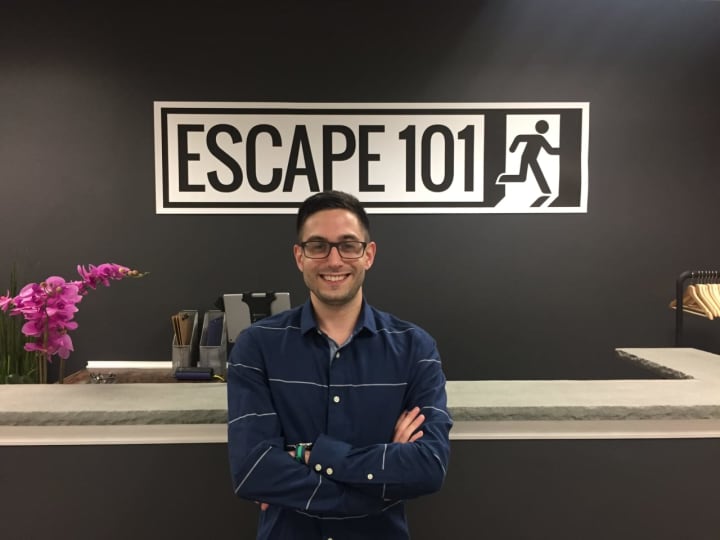 Kris Bogdan, owner of new business Escape 101, located at 69 Kenosia Ave. in Danbury.