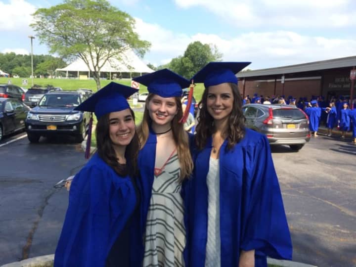 Students at Lyndhurst High School will all graduate wearing blue gowns.