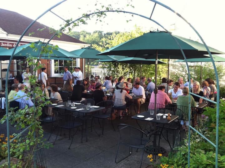 Le Jardin du Roi (pictured) is one of the participating restaurants in the Chappaqua-Millwood Chamber of Commerce&#x27;s special &quot;Dine &amp; Date&quot; monthly event.
