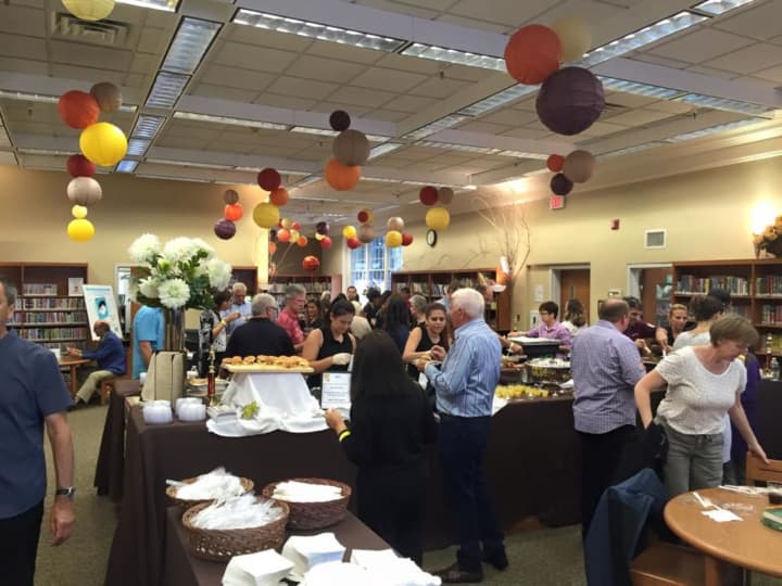 Locals sample a wide variety of food and beverage at the 2015 Taste of Westwood.