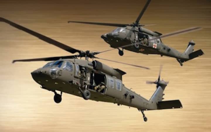 UH-60M Black Hawk and HH-60M MEDEVAC aircraft are both made by Sikorsky in Stratford.
