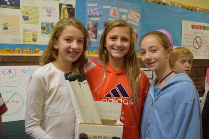 Fifth-grade students at Main Street School displayed their final projects, designed to showcase what they learned through D.A.R.E., in a gallery for viewing prior to the graduation ceremony.