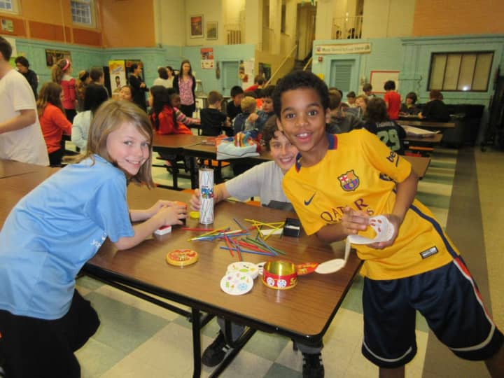 Main Street School students participated in Global School Play Day on Feb. 3.
