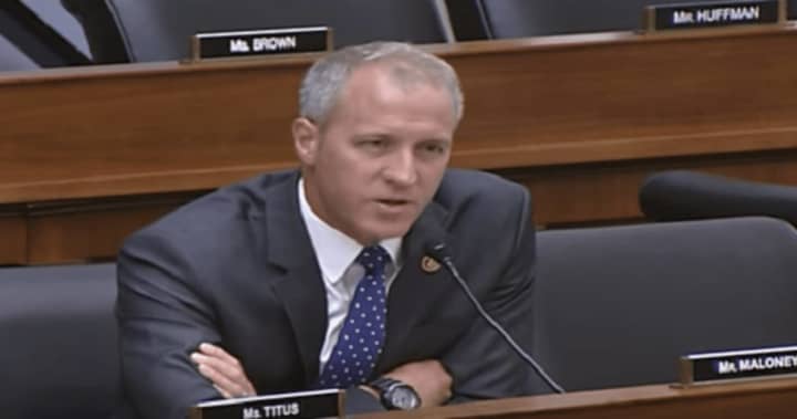 U.S. Rep. Sean Patrick Maloney, D-NY (18th District), addresses the U.S. Coast Guard officials in September over planned barge anchorages in the Hudson River. &quot;This is a bad idea. We don&#x27;t want it,&quot; the congressman told them.