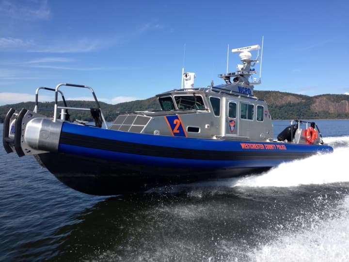 Westchester County Police Marine patrol boat.