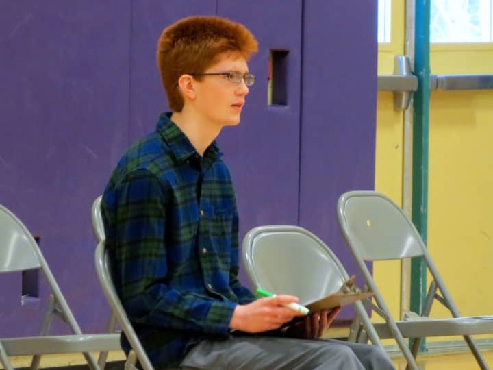 Jay Middle School student Matthew Collins won the schoolwide Geographic Bee and has qualified to compete in the state level of the National Geographic Bee on April 1.