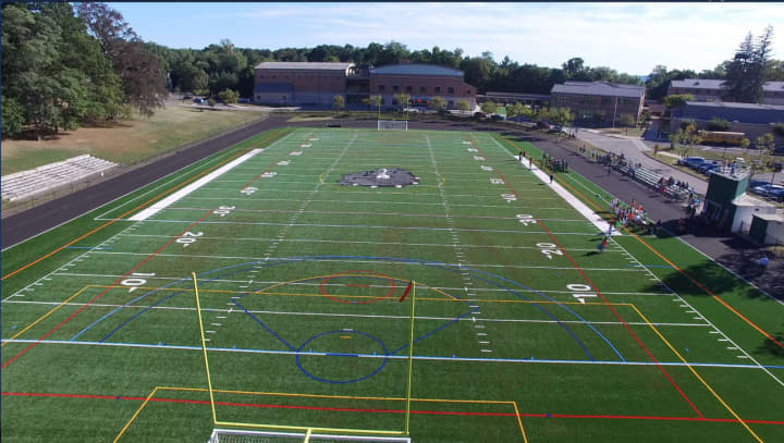 The Irvington Union Free School District will officially unveil the new Meszaros Field and Oley Track with a ribbon-cutting ceremony Saturday at 7 p.m.