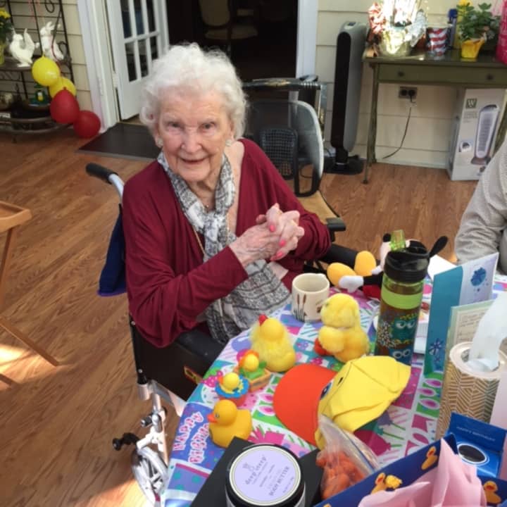 Longtime Sleepy Hollow resident Miriam Frandsen celebrated her 100th birthday Oct. 7.