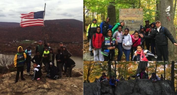 These are some of the photos of the Amani Charter School Hiking Club&#x27;s climb up Anthony&#x27;s Nose. 