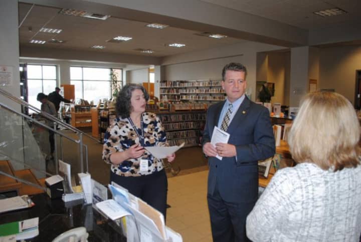 State Sen Terrence Murphy helped get state aid for several local libraries