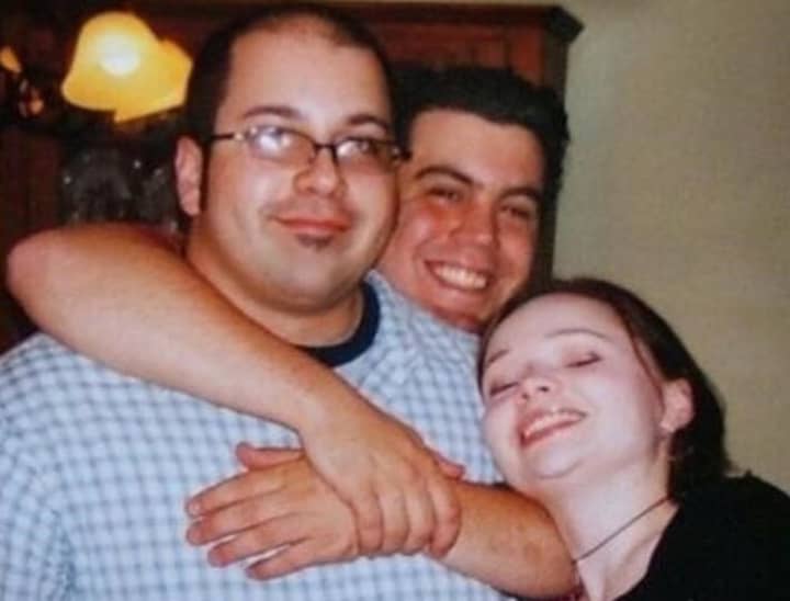 Rich and Lauren Lopez of Hawthorne are throwing a fundraiser in honor of their late friend, Nick Gretina, middle.