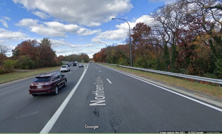 The Northern State Parkway near Exit 29A
