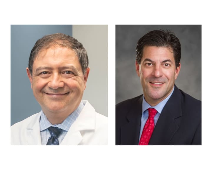 Dr. Victor Khabie, FAAOS, FACS, Co-Director, Orthopedic &amp; Spine Institute, Northern Westchester Hospital and Dr. Evan Karas, FAAOS, Co-Director, Orthopedic &amp; Spine Institute, Northern Westchester Hospital