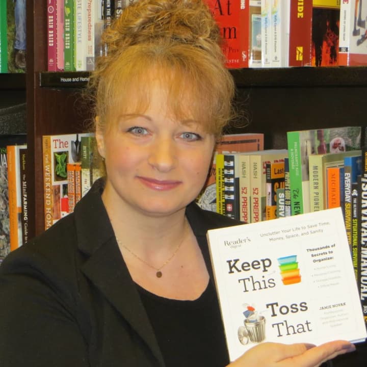 Jamie Novak will be presenting a program based on her book &quot;Keep This Toss That&quot; at the Fort Lee Public Library