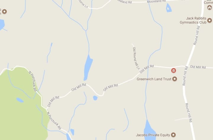 Old Mill Road is closed between North Porchuck Road and Round Hill Road Wednesday afternoon.