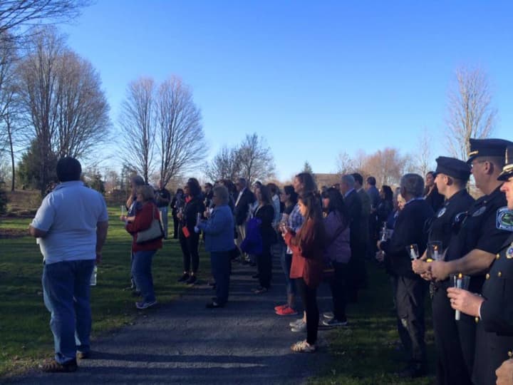 Families and authorities turn out for the Orange County Crime Victims&#x27; Vigil on Thursday.