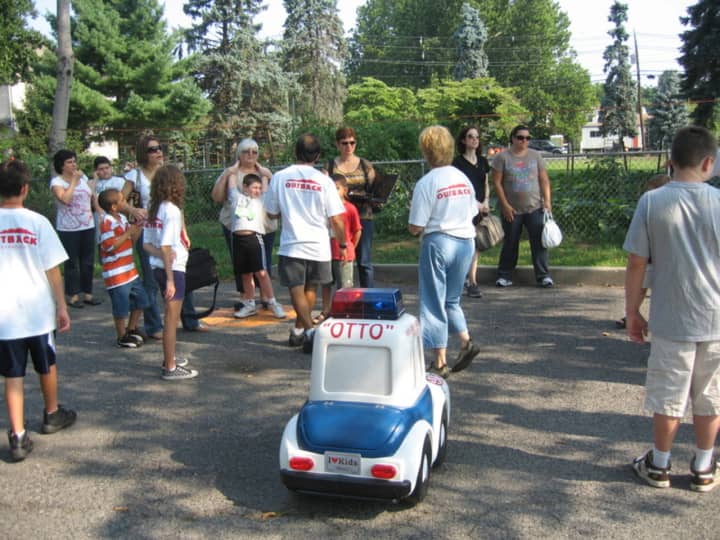 Incoming kindergartners will have a chance to participate in a variety of activities at &quot;Safety Town,&quot; including with Otto the Auto.