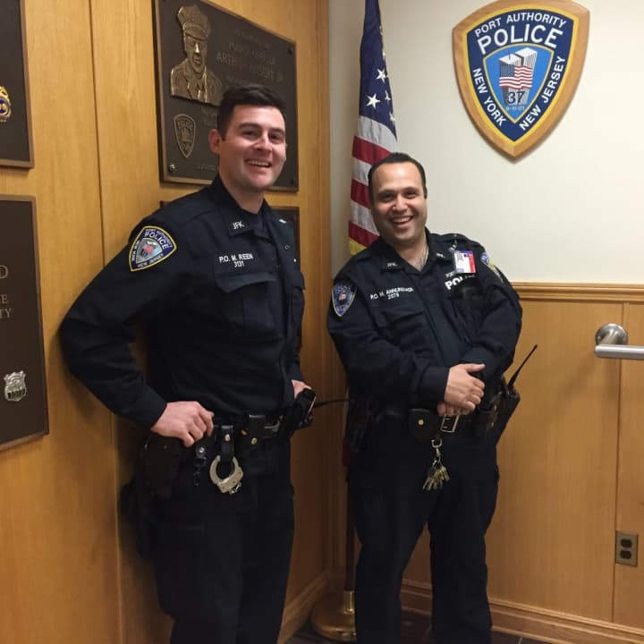Port Authority Police Officers Matthew and Mike Annunziata