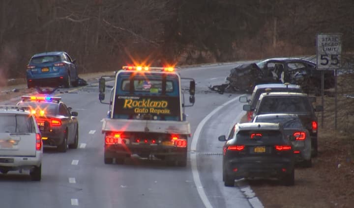 Double-fatal crash on Palisades Parkway.